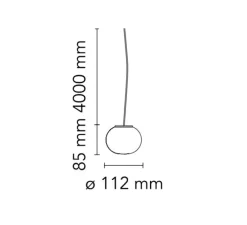 Suspension*Flos Suspension, Mini Glo-Ball S, , Ø11,2cm, H8,5cm - blanc