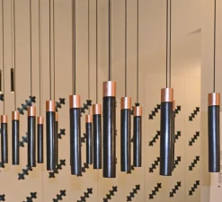 Suspension*KDLN Suspension, MINIMAL, , LED, 2700K, 410lm, Ø3,5cm, H25,5cm - cuivre