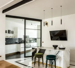 Suspension*KDLN Suspension, MINIMAL, , LED, 410lm, 2700k, Ø3,5cm, H25,5cm - noir