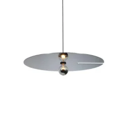 Suspension, Mirro suspended 3.0, chrome, Ø75cm, H20cm - Wever&Ducré