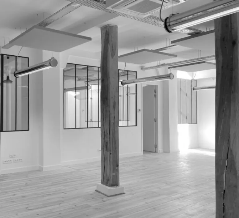 Suspension*Wever&Ducré Suspension, Mirro suspended 1.0, , Ø30cm, H8,8cm - noir mat, chrome