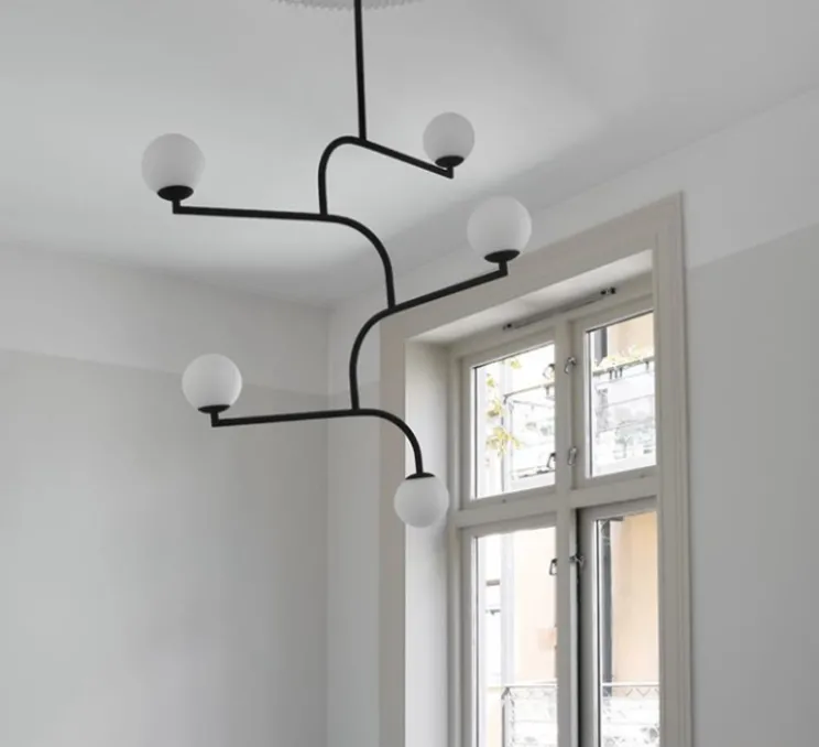 Suspension, Mobil 100, noir, Ø70cm, H100cm - PHOLC