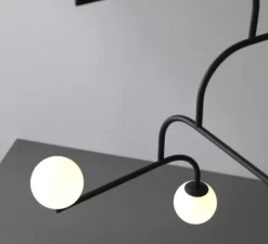 Suspension, Mobil 100, noir, Ø70cm, H100cm - PHOLC