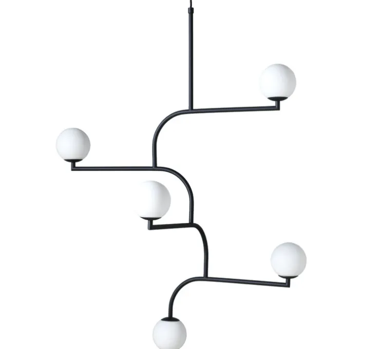 Suspension, Mobil 100, noir, Ø70cm, H100cm - PHOLC