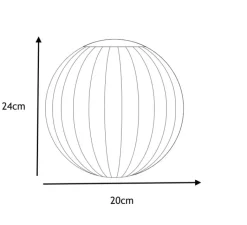 Suspension*Nordic Tales Suspension, MODECO, , laiton, câble crema, Ø20cm, H24cm - blanc