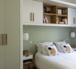 Suspension, Modeco Plus, blanc avec cable crema, Ø20cm, H26cm - Nordic Tales