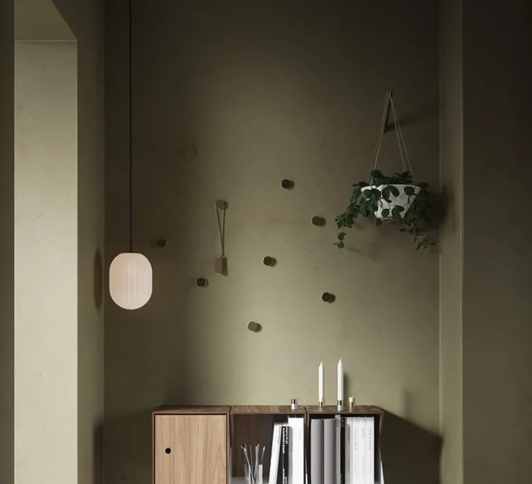 Suspension*Nordic Tales Suspension, Modeco Plus, , Ø20cm, H29cm - blanc avec cable noir