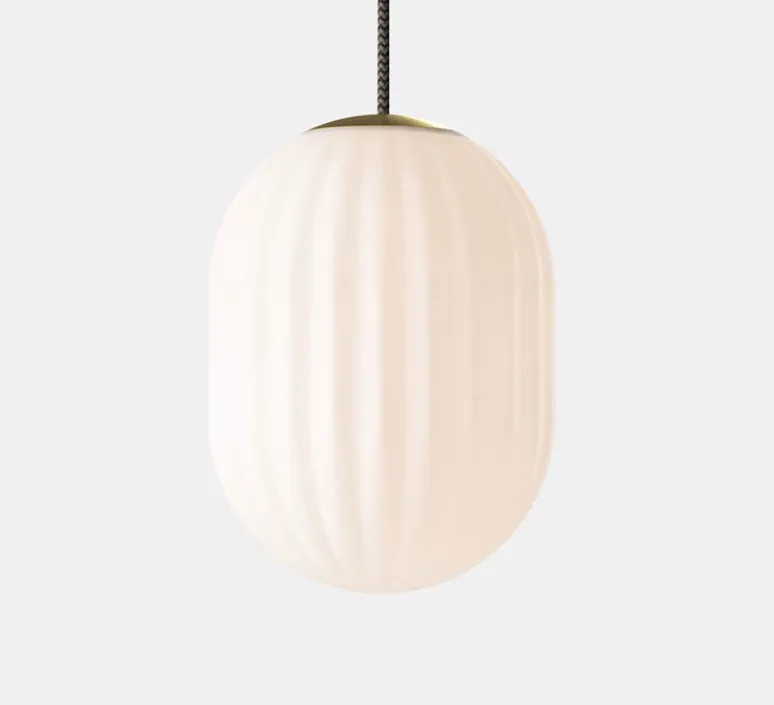 Suspension*Nordic Tales Suspension, Modeco Plus, , Ø20cm, H29cm - blanc avec cable noir