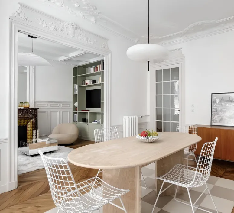 Suspension*Astep Suspension, Model 2065, , Ø53,8cm, H54,6cm - blanc et câble noir