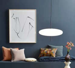 Suspension*Astep Suspension, Model 2065, , Ø53,8cm, H54,6cm - blanc et câble noir