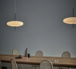 Suspension, Model 2065, blanc et câble blanc, 2700K, 2350lm, Ø53,8cm, H54,6cm - Astep