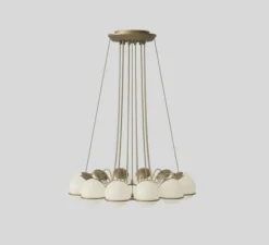 Suspension*Astep Suspension, Model 2109/12/14, , Ø74cm, H160cm - Champagne