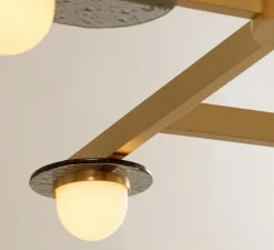 Suspension, Modulo Grid 11, laiton, LED, 2700K, L166,5cm, H10cm - CTO lighting