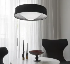 Suspension, Mokuzaï D58, noir, Ø58cm, H26cm - Market Set