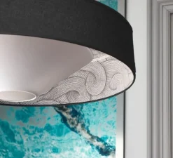 Suspension, Mokuzaï D38, noir, Ø38cm, H17cm - Market Set