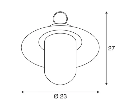 Suspension*SLV Suspension, Molat, , IP44, Ø23cm, H27cm - anthracite