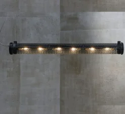 Suspension, MONCEAU, noir coal, L129,5cm, H13,3cm, IP68 - Sammode