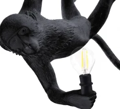 Suspension*Seletti Suspension, Monkey Swing, , IP44, L59cm, H44cm - noir, singe