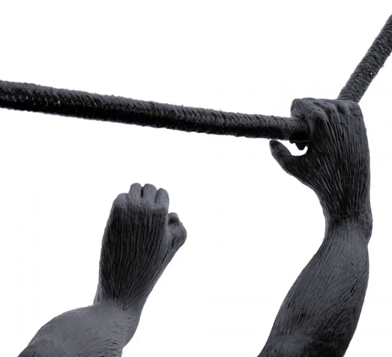 Suspension*Seletti Suspension, Monkey Swing, , IP44, L59cm, H44cm - noir, singe