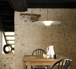 Suspension*DCW éditions Paris Suspension, Mono L500, , LED, dim, 2700K, 1300 lm, Ø50cm, H48,4cm - blanc