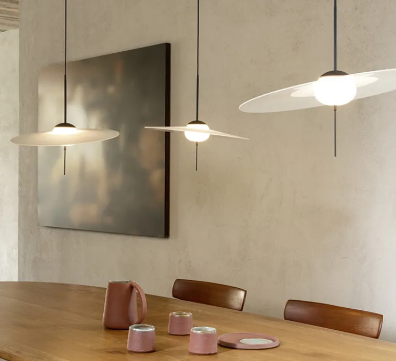Suspension*DCW éditions Paris Suspension, Mono M400, , LED, dim, 2700K, 840 lm, Ø40cm, H36cm - blanc