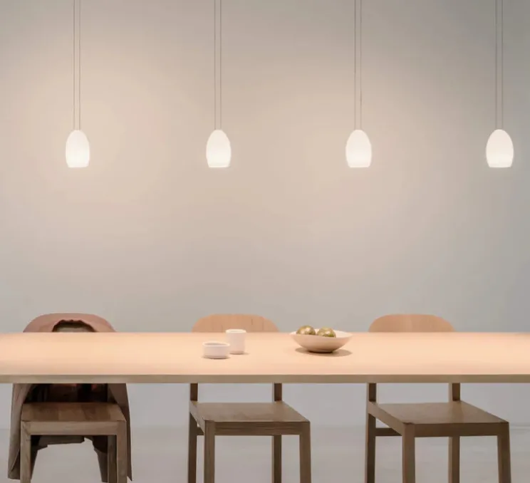 Suspension monte et baisse, Oh China, blanc brillant, LED, 2700K, 500 lm, Ø8,5cm, H13cm - GRAU