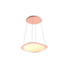 Suspension monte et baisse, Flying , rose, LED, dim, 3500K, 4800 lm, Ø58cm, H1,4cm - Grau