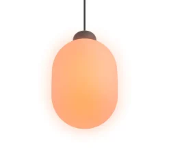 Suspension*GRAU Suspension monte et baisse, Sun, , LED, dim, 2700K, 815 lm, Ø17,6cm, H28,5cm - noir mat
