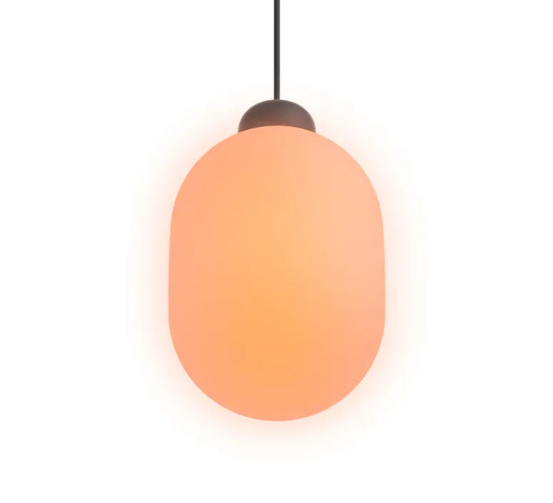Suspension*GRAU Suspension monte et baisse, Sun, , LED, dim, 2700K, 815 lm, Ø17,6cm, H28,5cm - noir mat