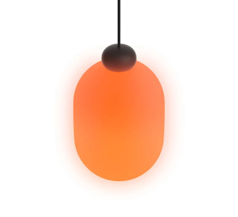 Suspension*GRAU Suspension monte et baisse, Sun, , LED, dim, 2700K, 815 lm, Ø17,6cm, H28,5cm - noir mat