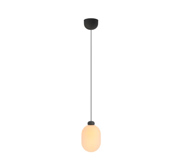 Suspension*GRAU Suspension monte et baisse, Sun, , LED, dim, 2700K, 815 lm, Ø17,6cm, H28,5cm - noir mat