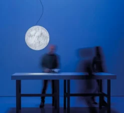 Suspension, Moon 60, blanc, Ø60cm, H60cm - Davide Groppi