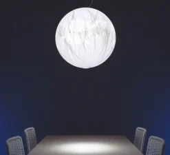 Suspension*Davide Groppi Suspension, Moon 60 DE, , Ø60cm, H60cm - blanc