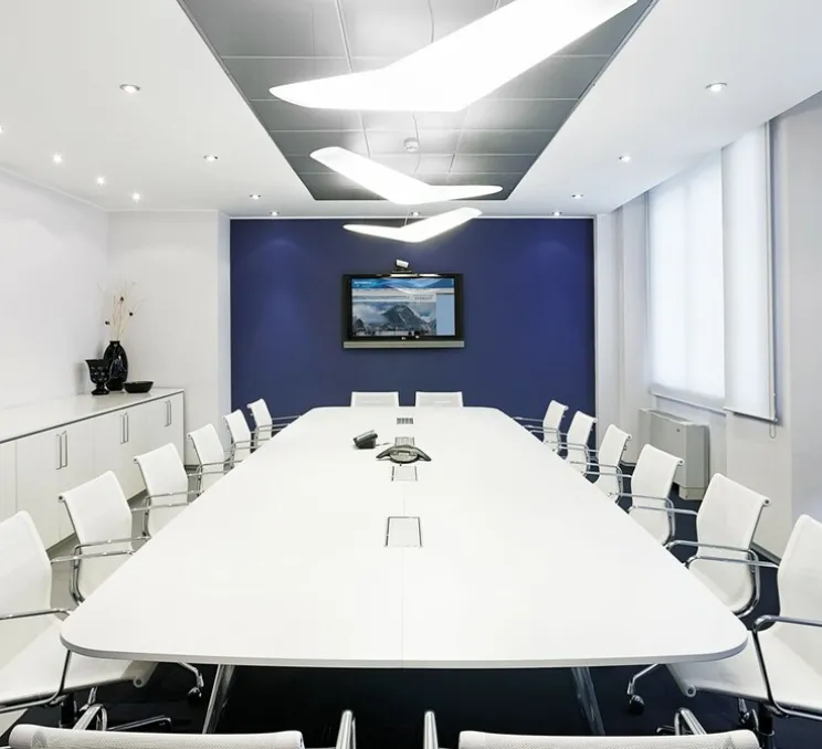 Suspension, Mouette Symmetric 2500, blanc opalin, LED, 3000K, 12215 lm, L255cm, H10cm - Artemide