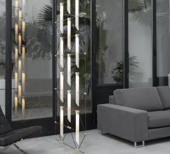 Suspension*DesignHeure Suspension, Mozaik 2x5, , L90cm, H280cm - blanc