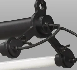 Suspension*Tonone Suspension, Mr. Tubes, LED, , L96,6cm, H15,8cm, LED, 2700K, 1300lm - noir