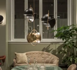 Suspension, Multi-Lite Large, laiton, Ø36cm, H42cm, - GUBI