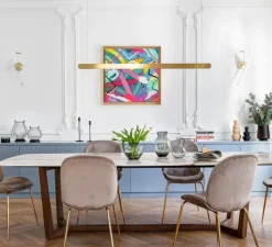 Suspension*Gubi Suspension, Multi-Lite Small, , Ø25,5cm, H28cm - blanc, laiton