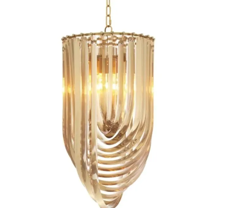 Suspension, Murano, laiton antique, Ø35cm, H65cm - Eichholtz