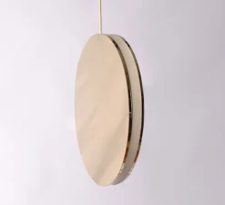 Suspension, Myra, or, LED, 3000K, 350 lm, Ø40cm, H3cm - BACCARIS