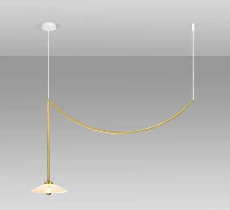 Suspension, N°5 messing, laiton, L100,3cm, H56cm - Valerie_Objects