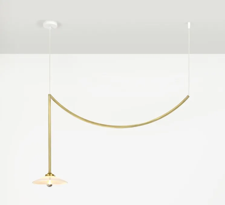 Suspension, N°5 messing, laiton, L100,3cm, H56cm - Valerie_Objects