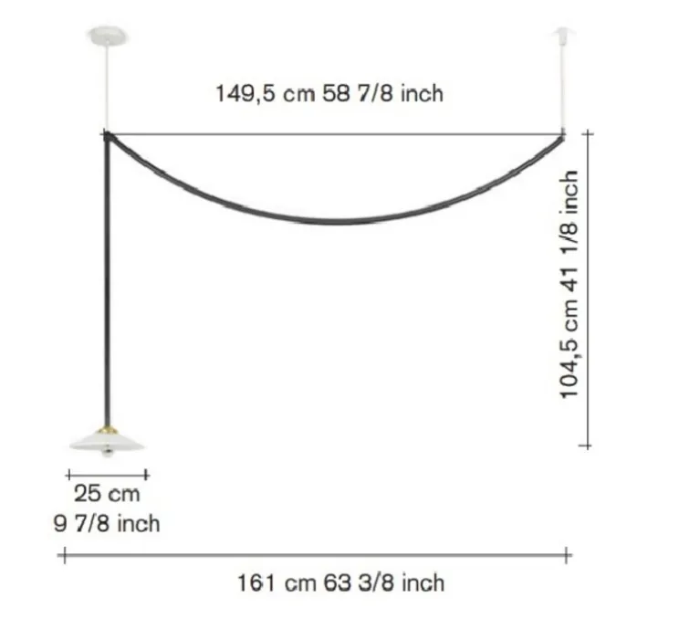 Suspension, N°4, rouge, L149,5cm, H95cm - Valerie_Objects