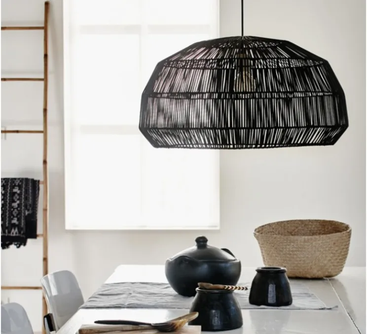 Suspension, Nama 1, noir, Ø72cm, H36,5cm - Ay Illuminate