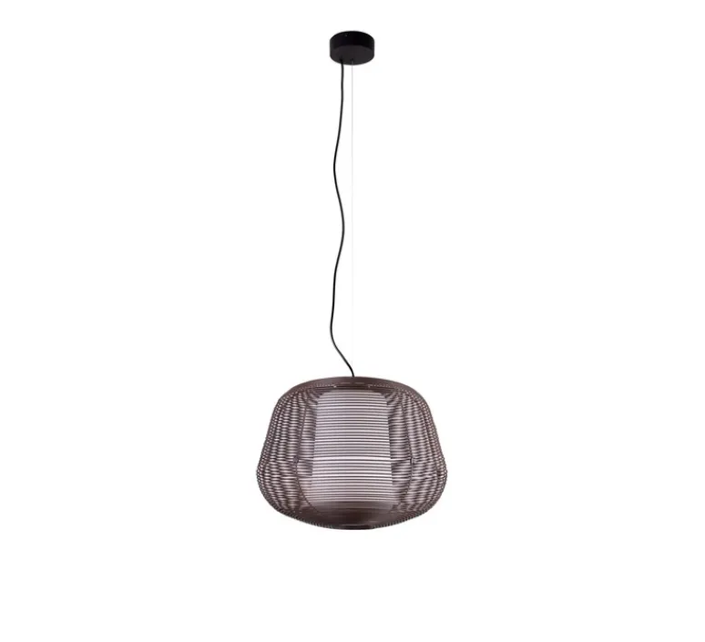 Suspension*Faro Suspension, Nara, , IP65, Ø46cm, H35cm - rouille