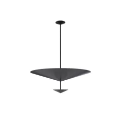 Suspension, Narciso, noir mat, LED, dim, 3000K, 1500 lm, Ø110cm, H135cm - Penta