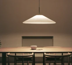 Suspension*New Works Suspension, Nebra L, , IP22, LED, 2700K, Ø90cm, H37,5cm - blanc