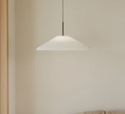 Suspension*New Works Suspension, Nebra L, , IP22, LED, 2700K, Ø90cm, H37,5cm - blanc