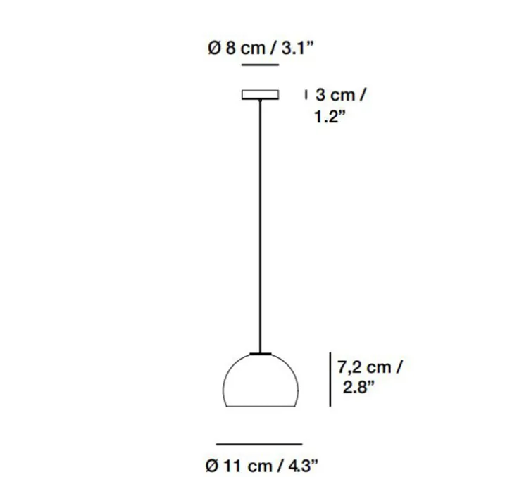 Suspension, Neil 11, albâtre, câble or et rosace or satiné, LED, 2700K, 654lm, Ø11cm, H7,2cm - Carpyen