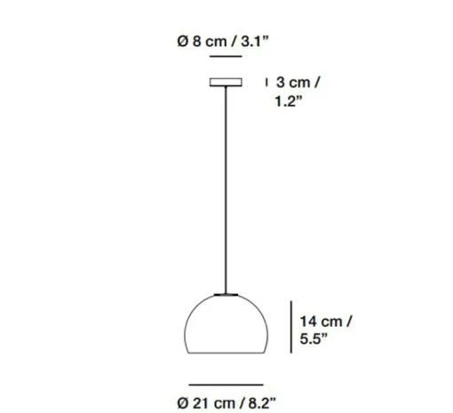 Suspension*Carpyen Suspension, Neil 21, albâtre, câble or et rosace or satiné, LED, 2700K, 654lm, Ø21cm, H14cm - blanc et or